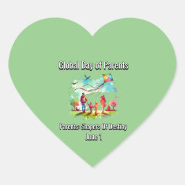 Pegatina En Forma De Corazón Día Mundial de los Padres: Los chismes de nuestro 