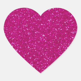 Pegatina En Forma De Corazón Diamantina rosada