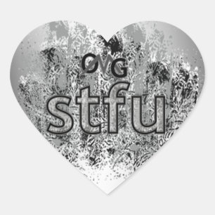 Pegatina En Forma De Corazón ¡Dios mío!