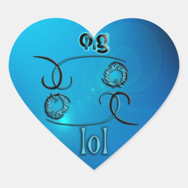 Pegatina En Forma De Corazón ¡Dios mío! (Anverso)