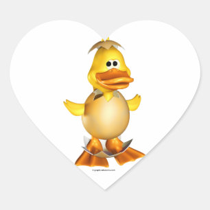 Pegatina En Forma De Corazón Dippy a los Pegatinas en forma de corazón