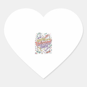 Pegatina En Forma De Corazón Diseño caprichoso de la tripulación de patinadores