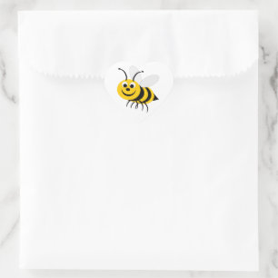 Pegatina En Forma De Corazón Diseño de Bee