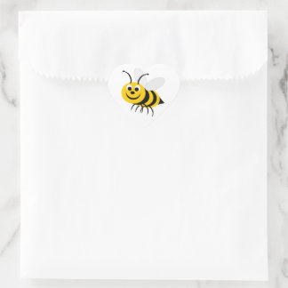 Pegatina En Forma De Corazón Diseño de Bee
