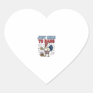 Pegatina En Forma De Corazón Diseño de camiseta de cerveza de fuegos artificial