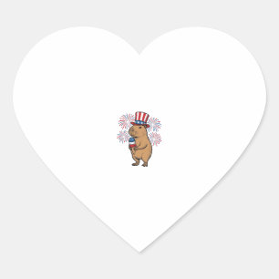 Pegatina En Forma De Corazón Diseño de camiseta de fuegos artificiales de helad