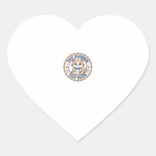 Pegatina En Forma De Corazón Diseño de camiseta de gato de peluche de juguete -