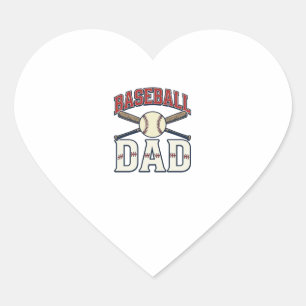 Pegatina En Forma De Corazón Diseño de camiseta de grabado vintage de papá de b