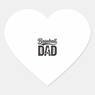 Pegatina En Forma De Corazón Diseño de camiseta de grabado vintage de papá de b