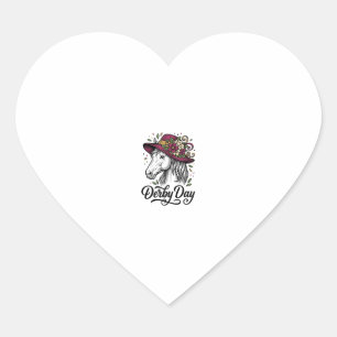 Pegatina En Forma De Corazón Diseño de camiseta de jinete de vaquero occidental