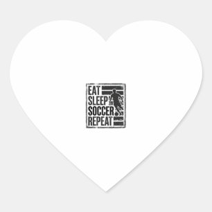 Pegatina En Forma De Corazón Diseño de camiseta de jugador vintage de fútbol Co