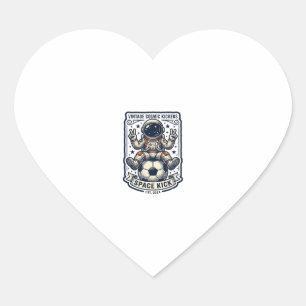 Pegatina En Forma De Corazón Diseño de camiseta de signo de paz de fútbol de as