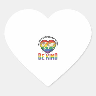 Pegatina En Forma De Corazón Diseño de camiseta vectorial arcoíris corazón mund
