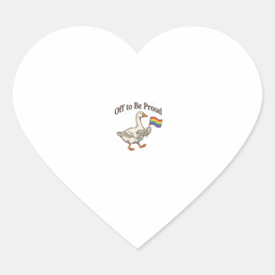 Pegatina En Forma De Corazón Diseño de camiseta vintage del orgullo del desfile