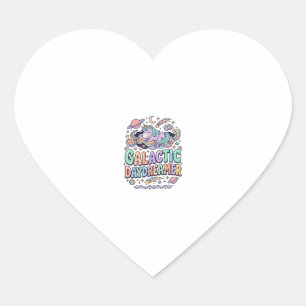 Pegatina En Forma De Corazón Diseño de Camiseta y Pegatina Kawaii Soñador Galác