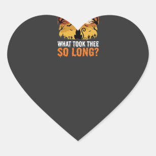 Pegatina En Forma De Corazón Diseño de cita de cementerio de luna de gato negro