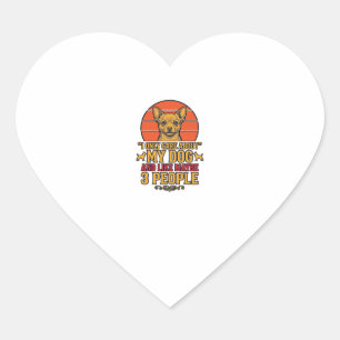Pegatina En Forma De Corazón diseño de vector de cita vintage de amante de perr