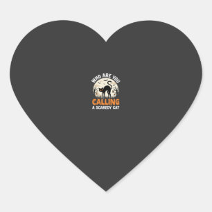 Pegatina En Forma De Corazón Diseño de vector de gato negro de Halloween divert