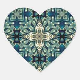 Pegatina En Forma De Corazón Diseño inspirado en Marruecos