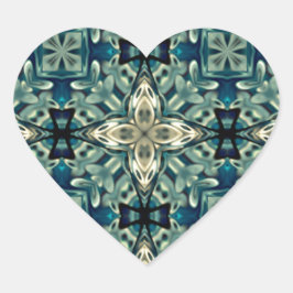 Pegatina En Forma De Corazón Diseño inspirado en Marruecos