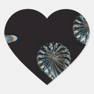 Pegatina En Forma De Corazón Diseño Irlandés-La Colección de Cristal