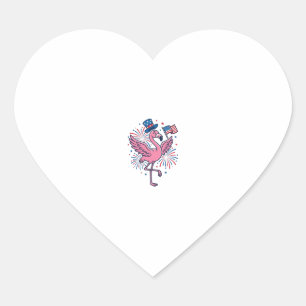 Pegatina En Forma De Corazón Diseño vectorial de fuegos artificiales de flamenc