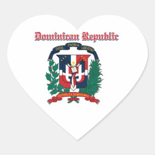 Pegatina En Forma De Corazón Diseños del escudo de armas de la República