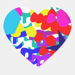 Pegatina En Forma De Corazón Dormir