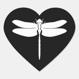 Pegatina En Forma De Corazón Dragón