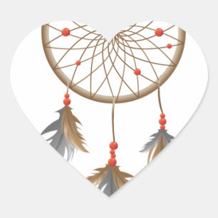 Pegatina En Forma De Corazón Dreamcatcher