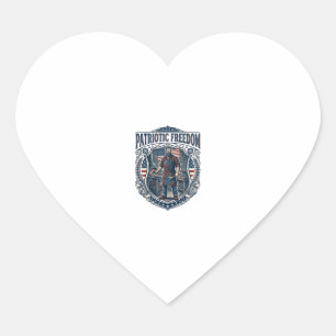 Pegatina En Forma De Corazón Dueño de pequeño negocio patriota
