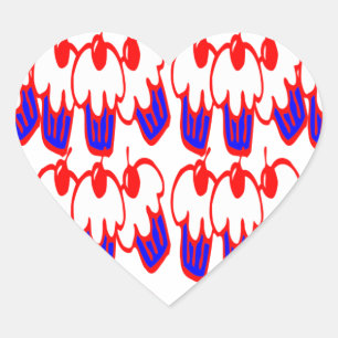 Pegatina En Forma De Corazón dulces
