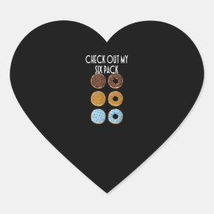 Pegatina En Forma De Corazón Echa Un Vistazo A Mi Gimnasio De Donut De Seis Paq