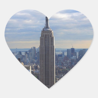 Pegatina En Forma De Corazón Edificio Empire State NYC, NY