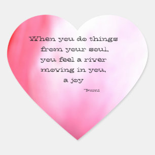 Pegatina En Forma De Corazón El alma - pegatina del corazón