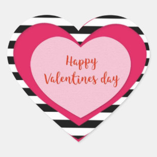 Pegatina En Forma De Corazón El día de San Valentín