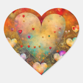 Pegatina En Forma De Corazón El día de San Valentín Romantic Keepsake