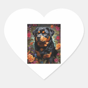 Pegatina En Forma De Corazón El labrador negro, los ganadores negros, la encant