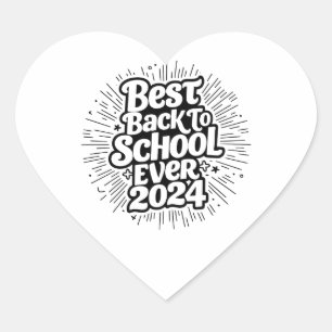 Pegatina En Forma De Corazón El Mejor Diseño De Vuelta A La Escuela En 2024