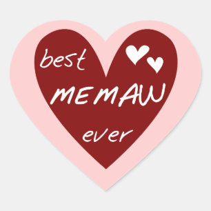 Pegatina En Forma De Corazón El mejor recuerdo del corazón rojo son camisetas y