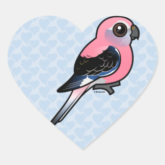 Pegatina En Forma De Corazón El paracaídas de Bourke
