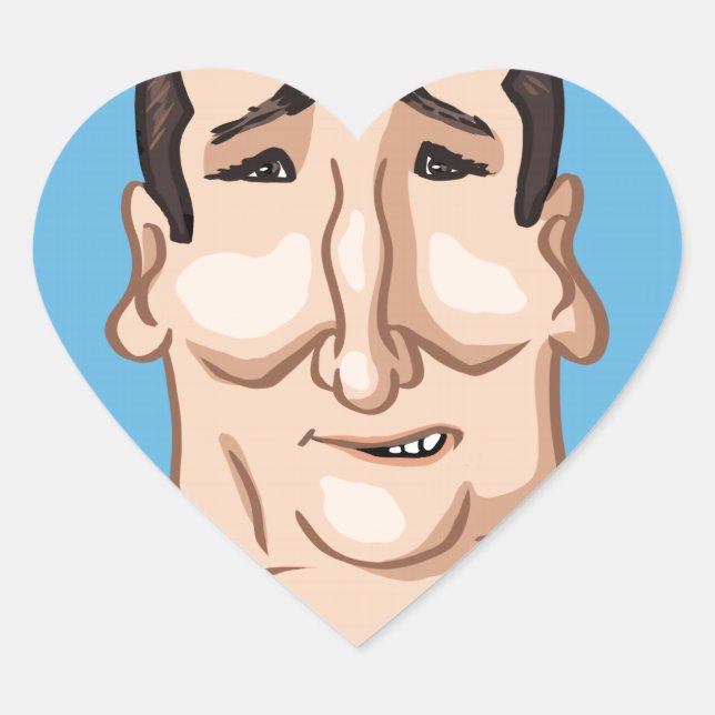 Pegatina En Forma De Corazón Elecciones presidenciales de 2016 (Anverso)