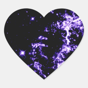 Pegatina En Forma De Corazón Electricidad Espacial
