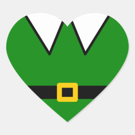 Pegatina En Forma De Corazón elefante