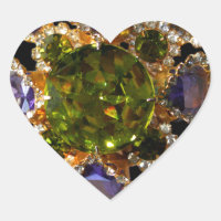 Elegante Ametista Púrpura Diamantes Emeralds joyer