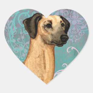 Pegatina En Forma De Corazón Elegante Sloughi