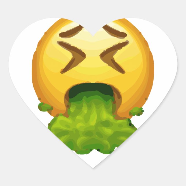 Pegatina En Forma De Corazón emoji (Anverso)