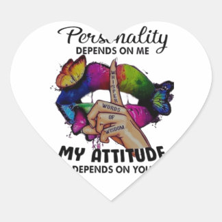 Pegatina En Forma De Corazón Empowring Lips Influence Your World