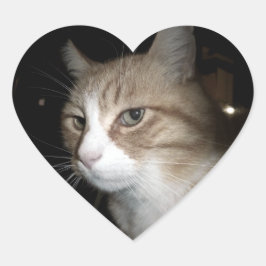 Pegatina En Forma De Corazón ¿En qué está pensando?