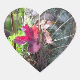 Pegatina En Forma De Corazón ¡ENAMÓRATE! Sticker